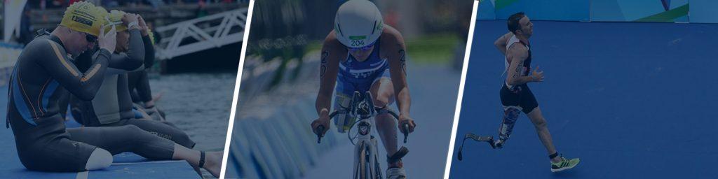 Para triathlon — swim, bike and run